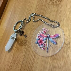 Rearview mirror chain, handmade!  Great car decor!